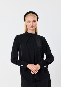 DUBAİ SATEN GÖMLEK SİYAH