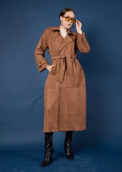 LAVİNİA SCUBA SÜET TRENÇ  CAMEL LAVİNİA SCUBA SÜET TRENÇ  CAMEL