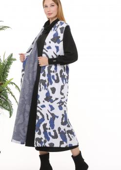 HANIM SULTAN ELBİSE YELEK TAKIM SAKS HANIM SULTAN ELBİSE YELEK TAKIM SAKS