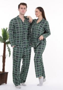 YEŞİL EKOSE ÇİFT PİJAMA TAKIMI YEŞİL EKOSE ÇİFT PİJAMA TAKIMI