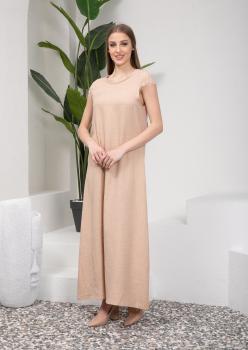 KETEN AYROBİN İÇ ELBİSE  BEJ - ESKTNBJ KETEN AYROBİN İÇ ELBİSE  BEJ - ESKTNBJ