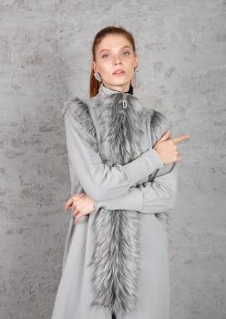 KÜRK DETAYLI KAP GRİ KÜRK DETAYLI KAP GRİ