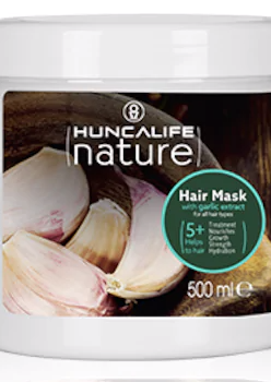 Huncalife Sarımsaklı Şampuan 500 ml,Sarımsaklı Saç Maskesi 500 ml